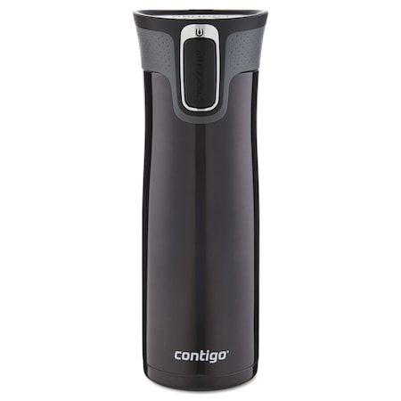 Contigo West Loop AUTOSEAL Travel Mug, 16 oz, Black, Stainless Steel 2034153